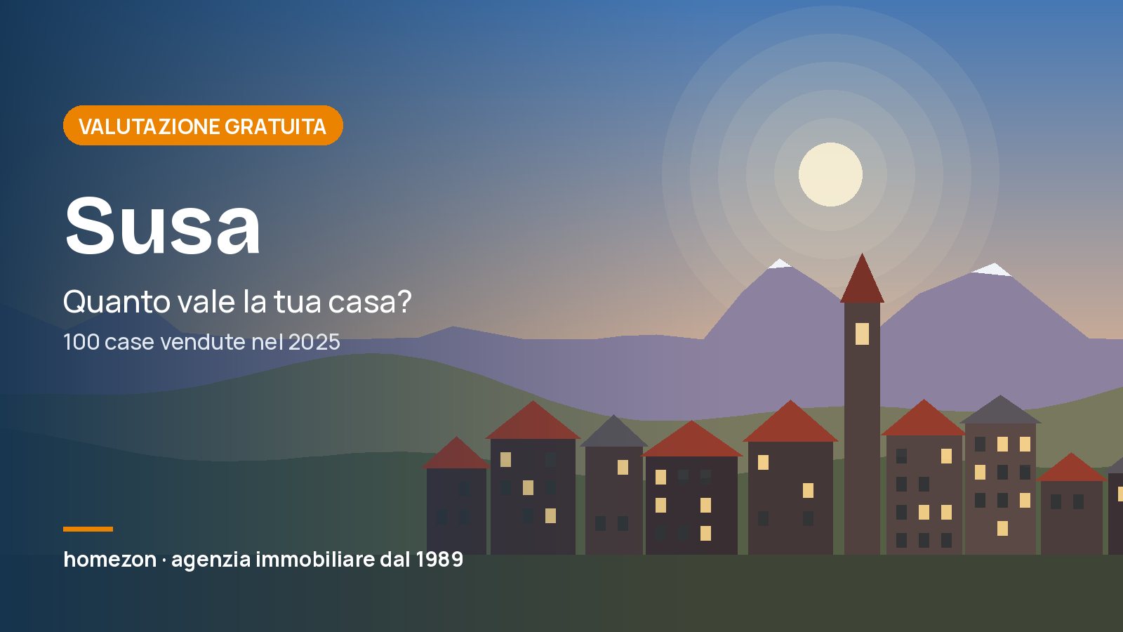 Valutazione appartamenti a Susa: quanto vale la tua casa