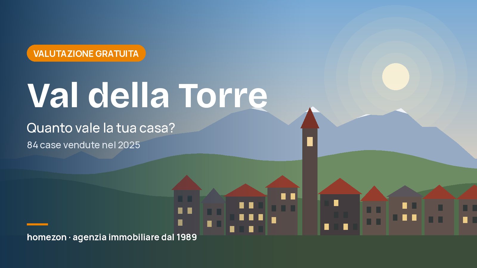 Valutazione appartamenti a Val della Torre: quanto vale la tua casa