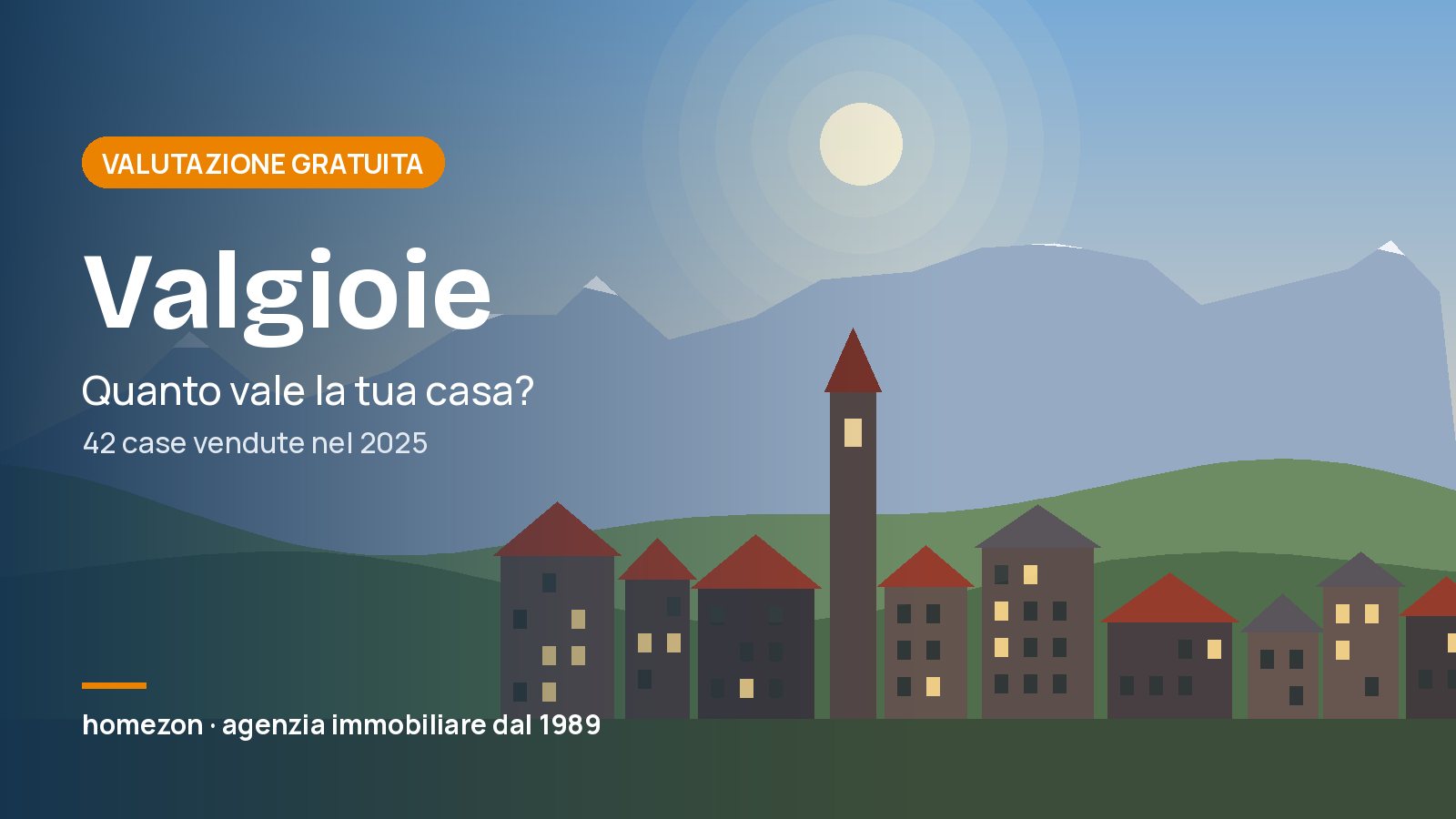 Valutazione appartamenti a Valgioie: quanto vale la tua casa