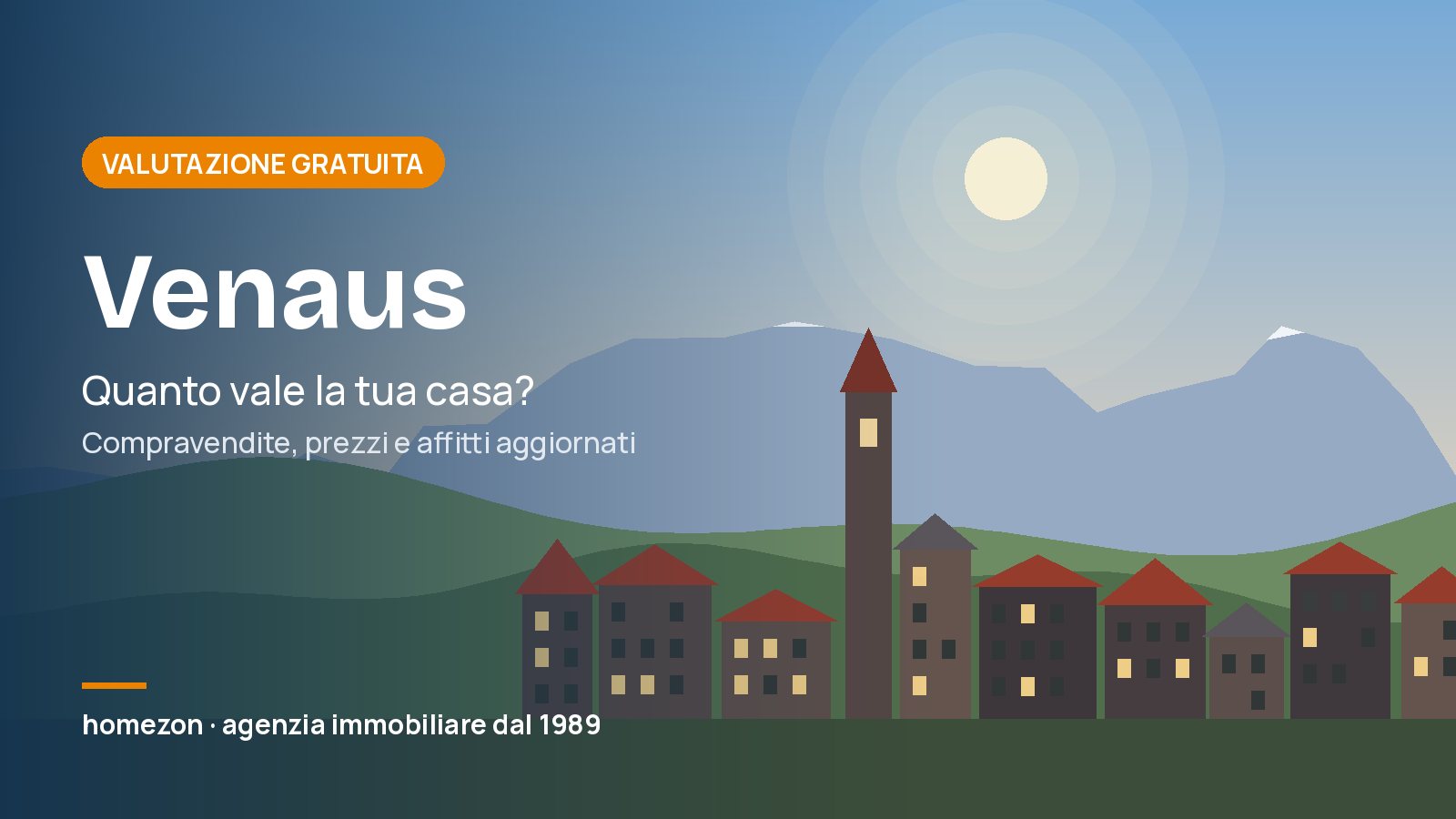 Valutazione appartamenti a Venaus: quanto vale la tua casa