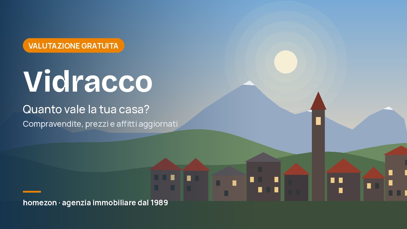 Valutazione appartamenti a Vidracco: quanto vale la tua casa