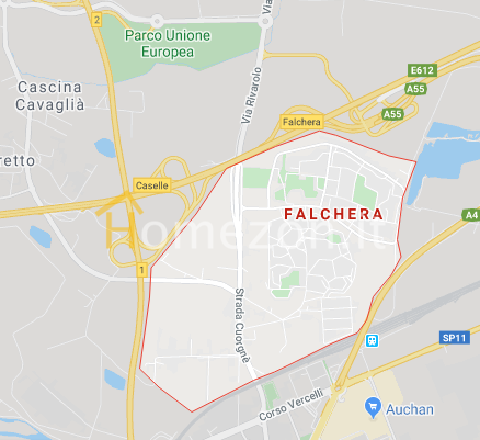 mappa Falchera